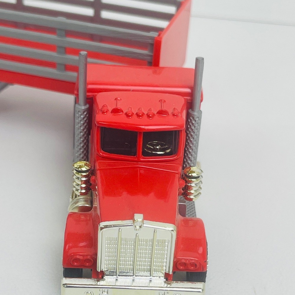 Lionel Semi Truck Kenworth Stake Bed Trailer Red Diecast Vintage Macau Excellent